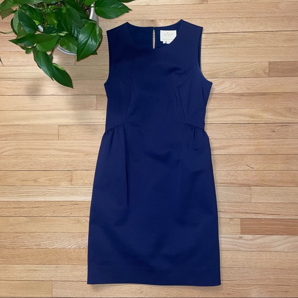 Kate Spade Women’s New York Rhys Sleeveless Navy Sheath Dress Size 0 - Picture 2 of 9